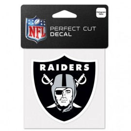 Las Vegas Raiders Decal 4X4 Perfect Cut Color