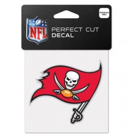 Tampa Bay Buccaneers Decal 4X4 Perfect Cut Color