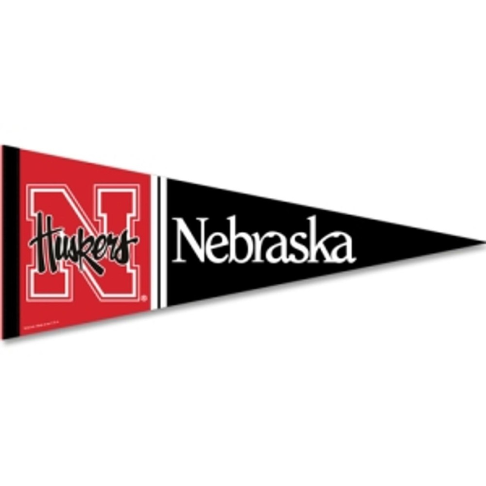 Nebraska Cornhuskers Pennant 12X30 Premium Style