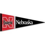 Nebraska Cornhuskers Pennant 12X30 Premium Style