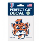 Auburn Tigers Decal 4X4 Perfect Cut Color College Vault Design