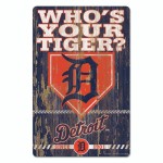 Detroit Tigers Sign 11X17 Wood Slogan Design