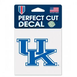 Kentucky Wildcats Decal 4X4 Perfect Cut Color