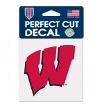 Wisconsin Badgers Decal 4X4 Perfect Cut Color