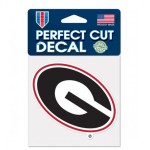 Georgia Bulldogs Decal 4X4 Perfect Cut Color