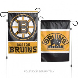 Boston Bruins Flag 12X18 Garden Style 2 Sided