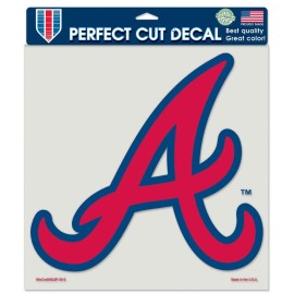 Atlanta Braves Decal 8X8 Die Cut Color - Special Order