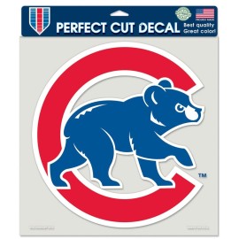 Chicago Cubs Decal 8X8 Die Cut Color