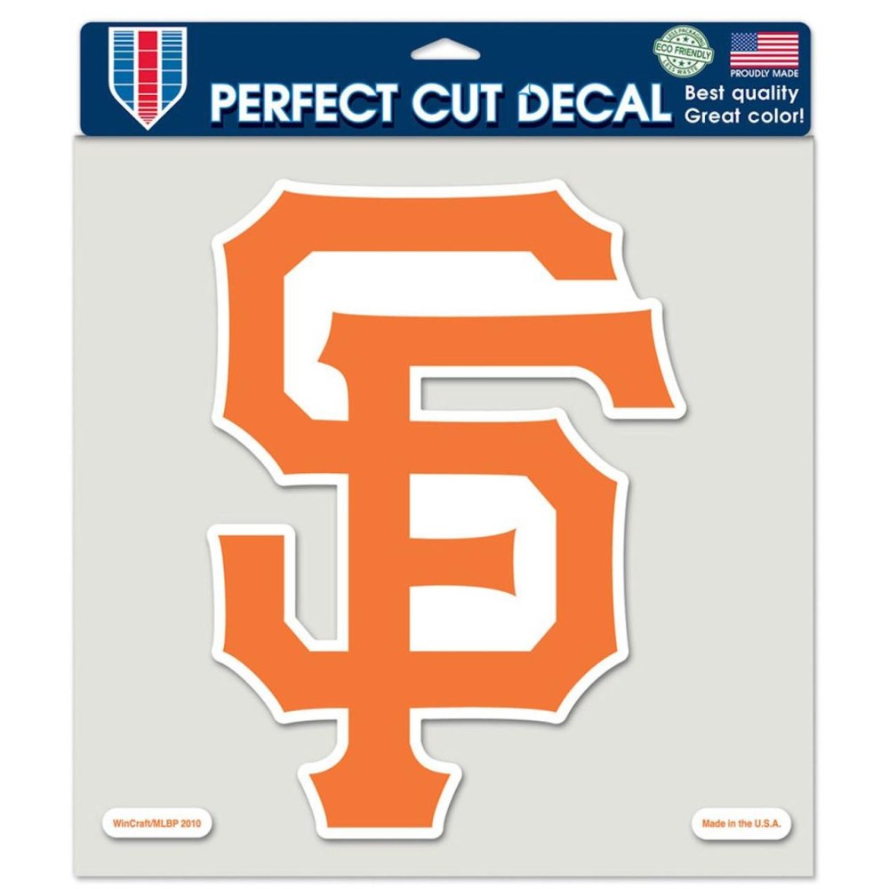 San Francisco Giants Decal 8X8 Die Cut Color