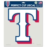 Texas Rangers Decal 8X8 Die Cut Color