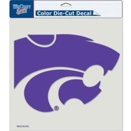 Kansas State Wildcats Decal 8X8 Die Cut Color