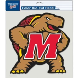 Maryland Terrapins Decal 8X8 Perfect Cut Color