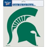 Michigan State Spartans Decal 8X8 Die Cut Color