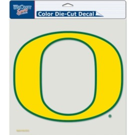 Oregon Ducks Decal 8X8 Die Cut Color