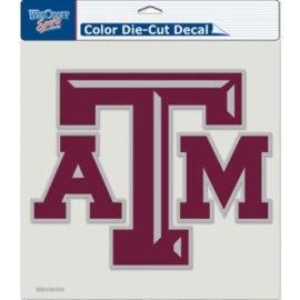 Texas A&M Aggies Decal 8X8 Die Cut Color