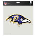 Baltimore Ravens Decal 8X8 Die Cut Color