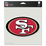 San Francisco 49Ers Decal 8X8 Die Cut Color