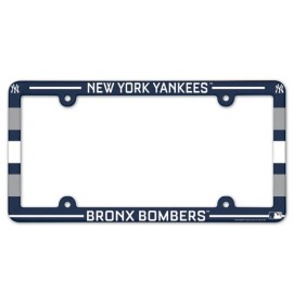 New York Yankees Plate Frame Plastic Full Color Style