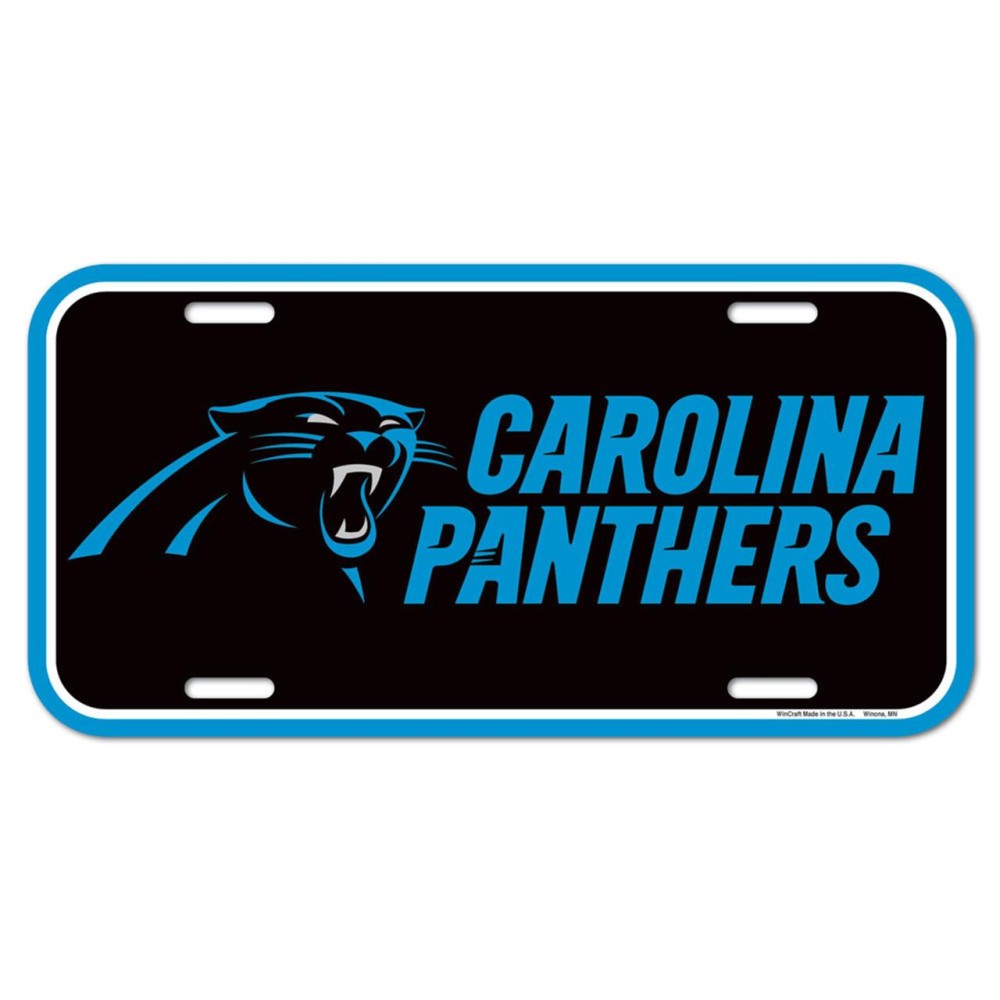 Carolina Panthers Plate