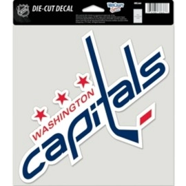 Washington Capitals Decal 8X8 Perfect Cut Color