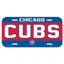 Chicago Cubs Plate Plastic