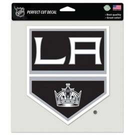 Los Angeles Kings Decal 8X8 Perfect Cut Color - Special Order