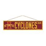 Iowa State Cyclones Sign 4X17 Wood Avenue Design