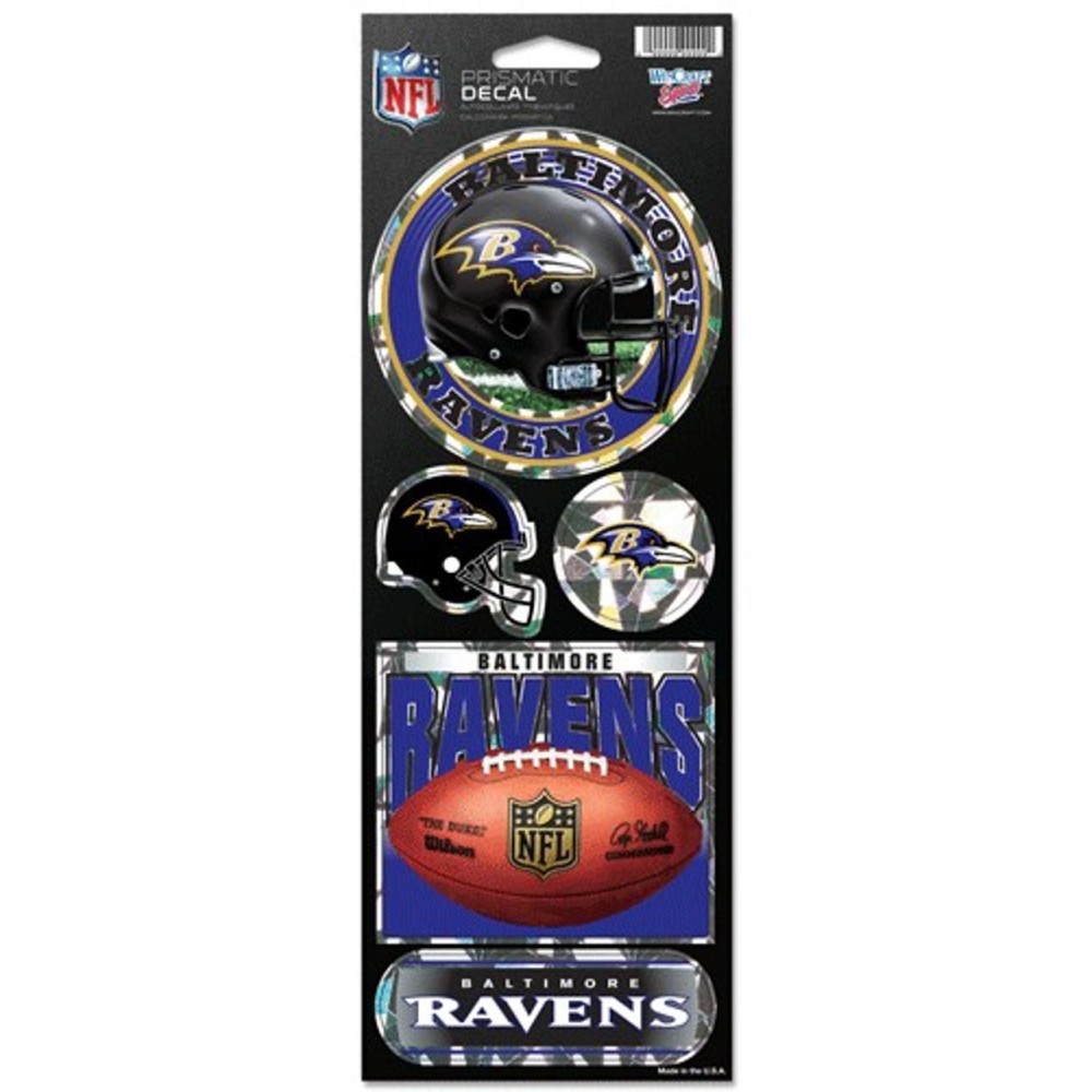 Baltimore Ravens Stickers Prismatic