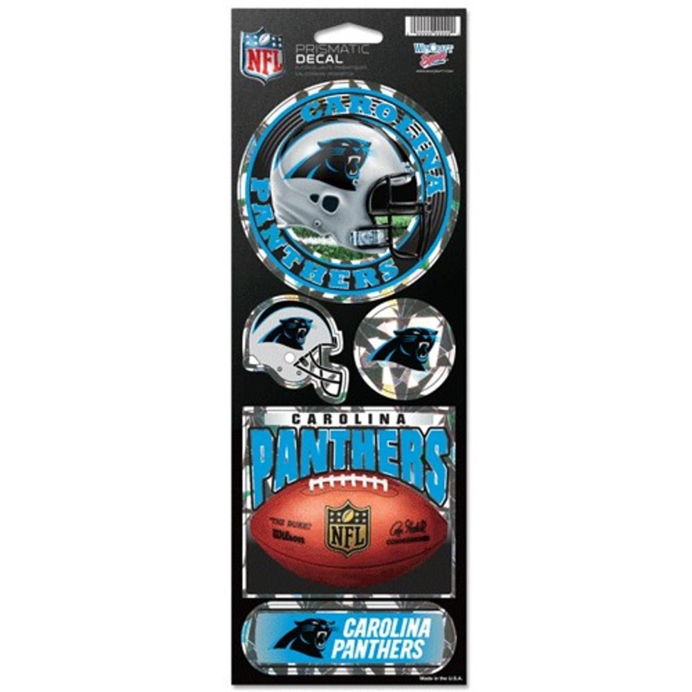 Carolina Panthers Stickers Prismatic