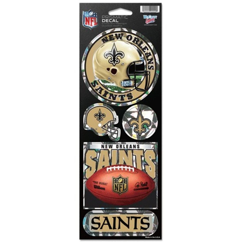 New Orleans Saints Stickers Prismatic