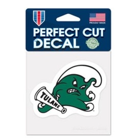 Tulane Green Wave Decal 4X4 Perfect Cut Color