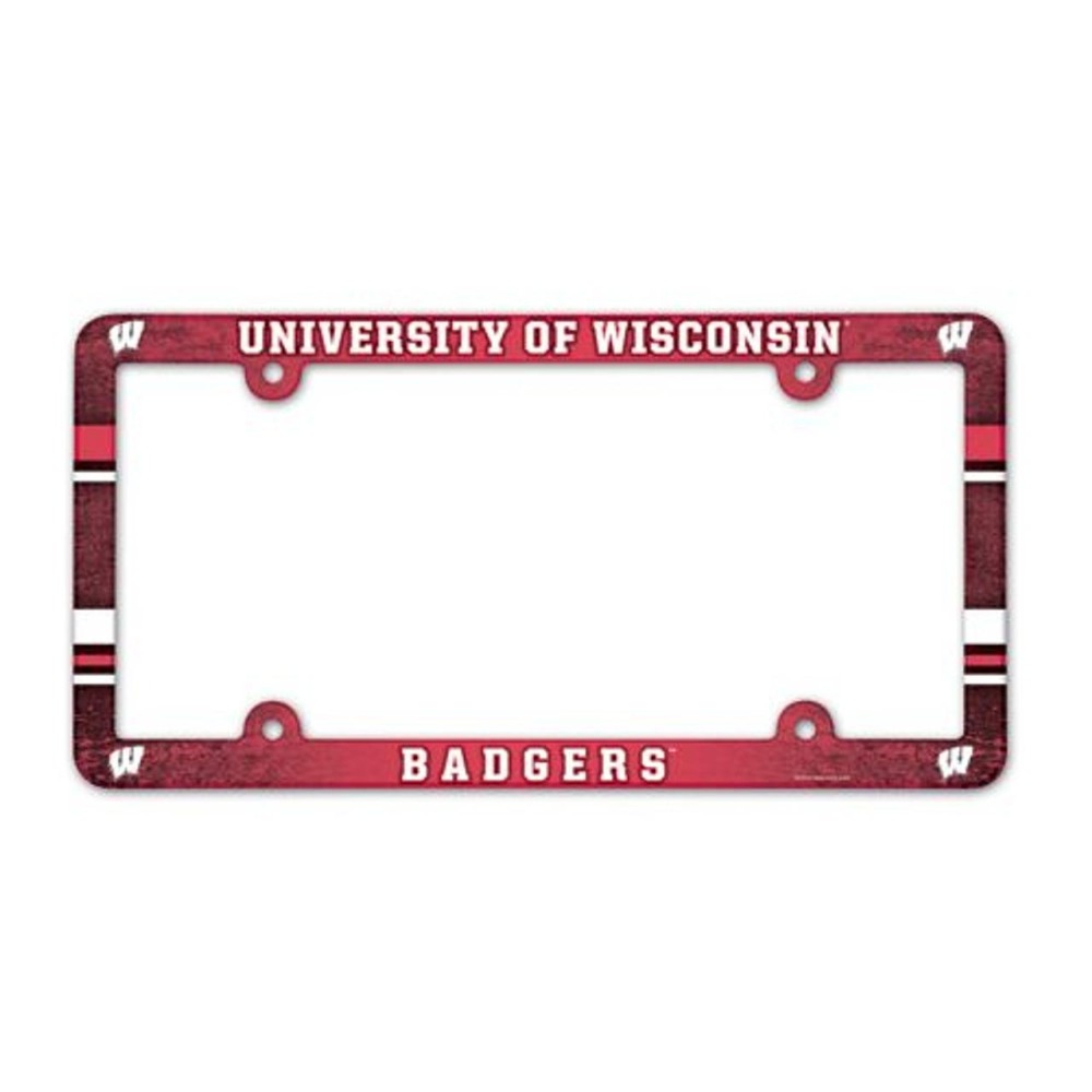 Wisconsin Badgers Plate Frame - Full Color