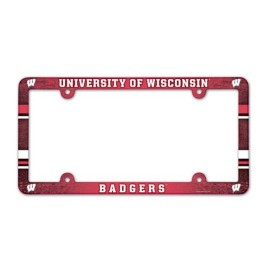 Wisconsin Badgers Plate Frame - Full Color