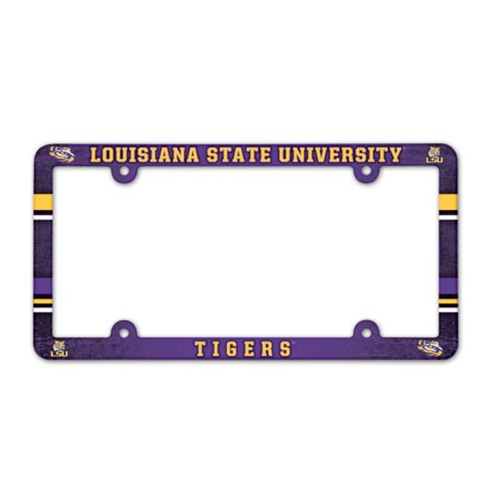 Lsu Tigers Plate Frame - Full Color