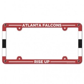 Atlanta Falcons Plate Frame Plastic Full Color Style