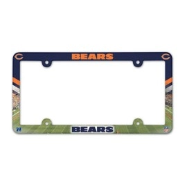 Chicago Bears Plate Frame Plastic Full Color Style