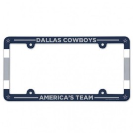 Dallas Cowboys Plate Frame Plastic Full Color Style