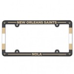 New Orleans Saints Plate Frame Plastic Full Color Style