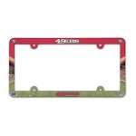 San Francisco 49Ers Plate Frame Plastic Full Color Style