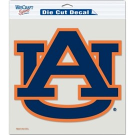 Auburn Tigers Decal 8X8 Die Cut Color