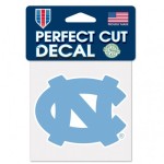 North Carolina Tar Heels Decal 4X4 Perfect Cut Color