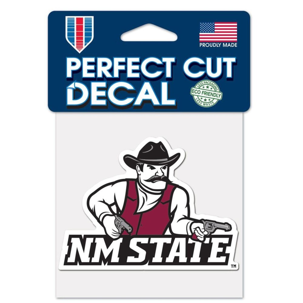 New Mexico State Aggies Decal 4X4 Perfect Cut Color