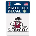 New Mexico State Aggies Decal 4X4 Perfect Cut Color