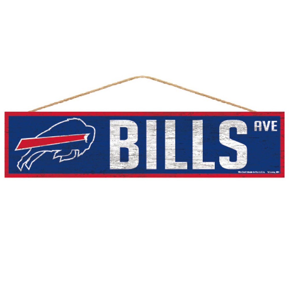 Buffalo Bills Sign 4X17 Wood Avenue Design