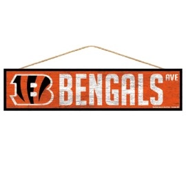 Cincinnati Bengals Sign 4X17 Wood Avenue Design