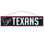 Houston Texans Sign 4X17 Wood Avenue Design