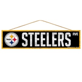 Pittsburgh Steelers Sign 4X17 Wood Avenue Design