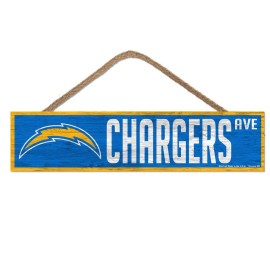 Los Angeles Chargers Sign 4X17 Wood Avenue Design