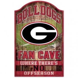 Georgia Bulldogs Sign 11X17 Wood Fan Cave Design - Special Order