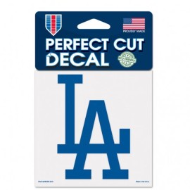 Los Angeles Dodgers Decal 4X4 Perfect Cut Color